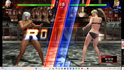 버추어파이터 5 바네사 vs 사라 수영복 대전2