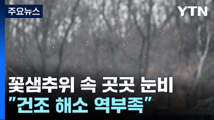 꽃샘추위 속 곳곳 눈비..."건조 해소 역부족" / YTN