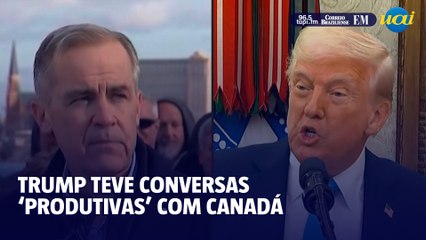 Trump teve conversas ‘produtivas’ com premiê canadense