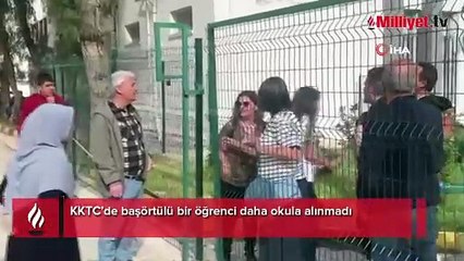 KKTC'de başörtüsü nedeniyle okula alınmayan kızın annesi konuştu! 'Gidin buradan, burası sizin değil'
