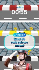 What do curb colours mean?