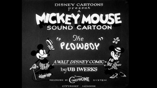 🐭🎬 The Plowboy (1929)