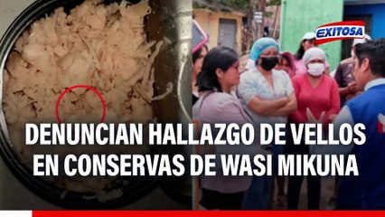 Cajamarca: Padres denuncian hallazgo de vellos en conservas de pollo del programa Wasi Mikuna