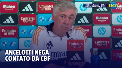 Ancelotti reafirma compromisso com Real Madrid e nega contato da CBF