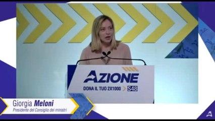 Azione, Meloni: "Io qui perchè la politica si fonda su confronto"