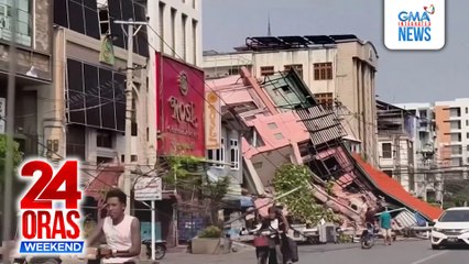 Gusali at pagoda, napinsala ng magnitude 7.7 na lindol | 24 Oras Weekend