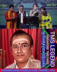 HARIKRISHNA PRODUCTION THANKS YOU. TMS LEGEND M.THIRAVIDA SELVAN SINGAPORE TMS 2024 VOL 8