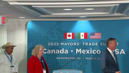 'End this trade war' - Mayors from Mexico, Canada, and US rally against tariffs