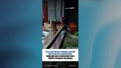 Banjir dan Tanah Longsor Terjang Kulonprogo, Rumah Warga Rusak
