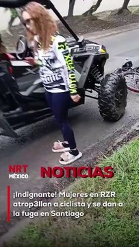 Un ciclista identificado como Rutilo, de 50 años, fue embestido por tres mujeres que manejaban un RZR. Las responsables huyeron, dejando a la víctima herida y necesitando atención médica urgente.