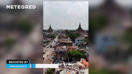 Cities devastated in Myanmar after the massive 7.7-magnitude earthquake. The latest reports indicate at least 1,600 fatalities