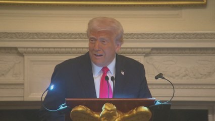 Trump Cracks Joke to Paula White at White House Iftar Dinner, Eliciting Laughter from the Room