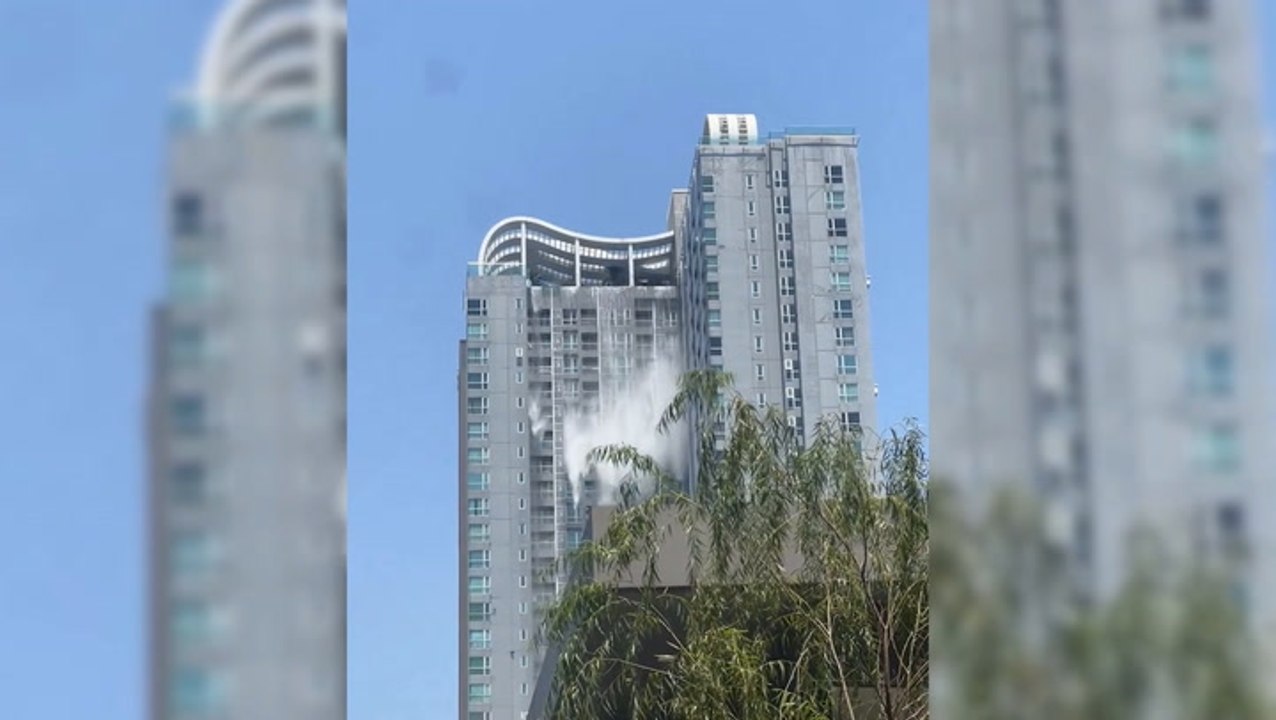 Myanmar earthquake: Rooftop pool sways as Thailand buildings rocked by 7.7-magnitude tremor