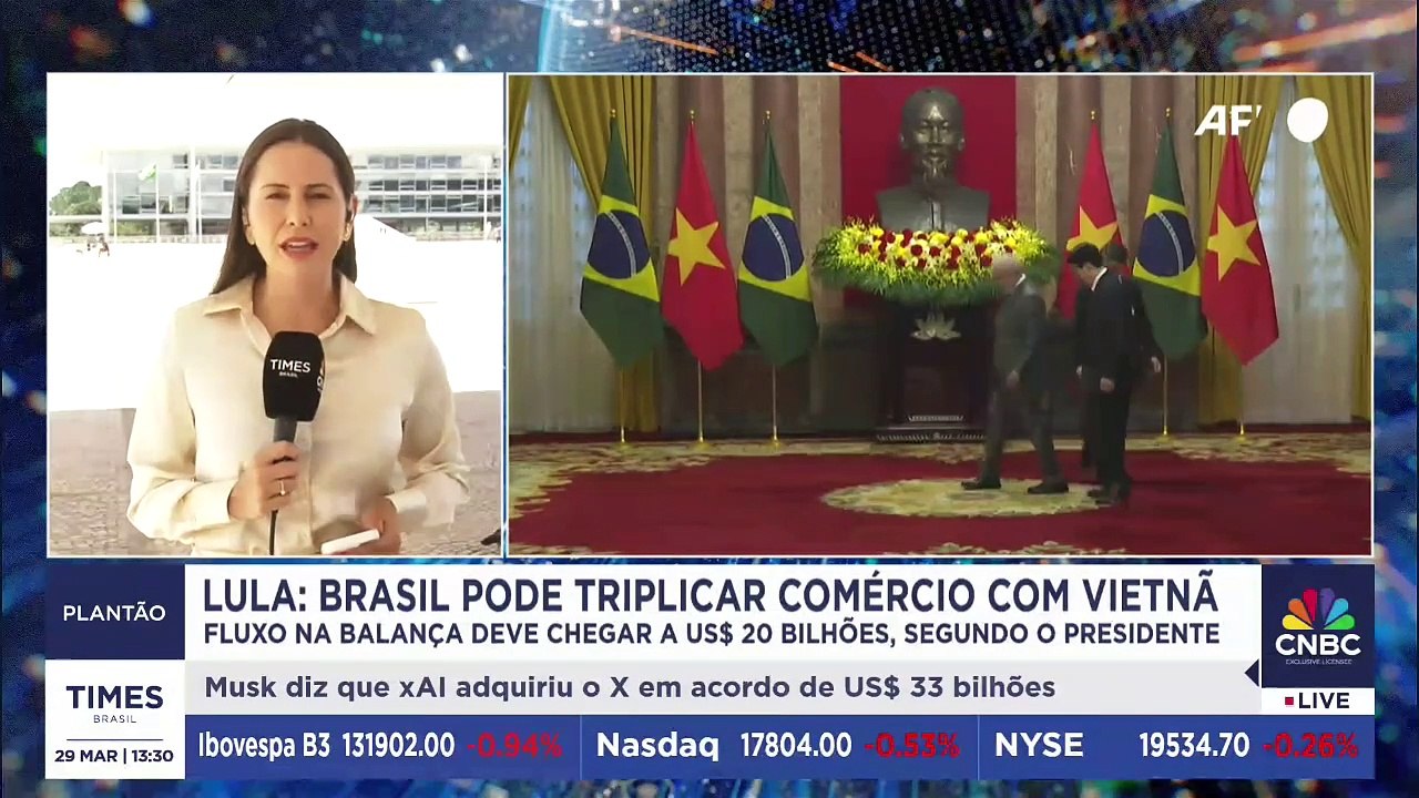 Lula: "Brasil pode triplicar comércio com Vietnã" | PLANTÃO TIMES BRASIL