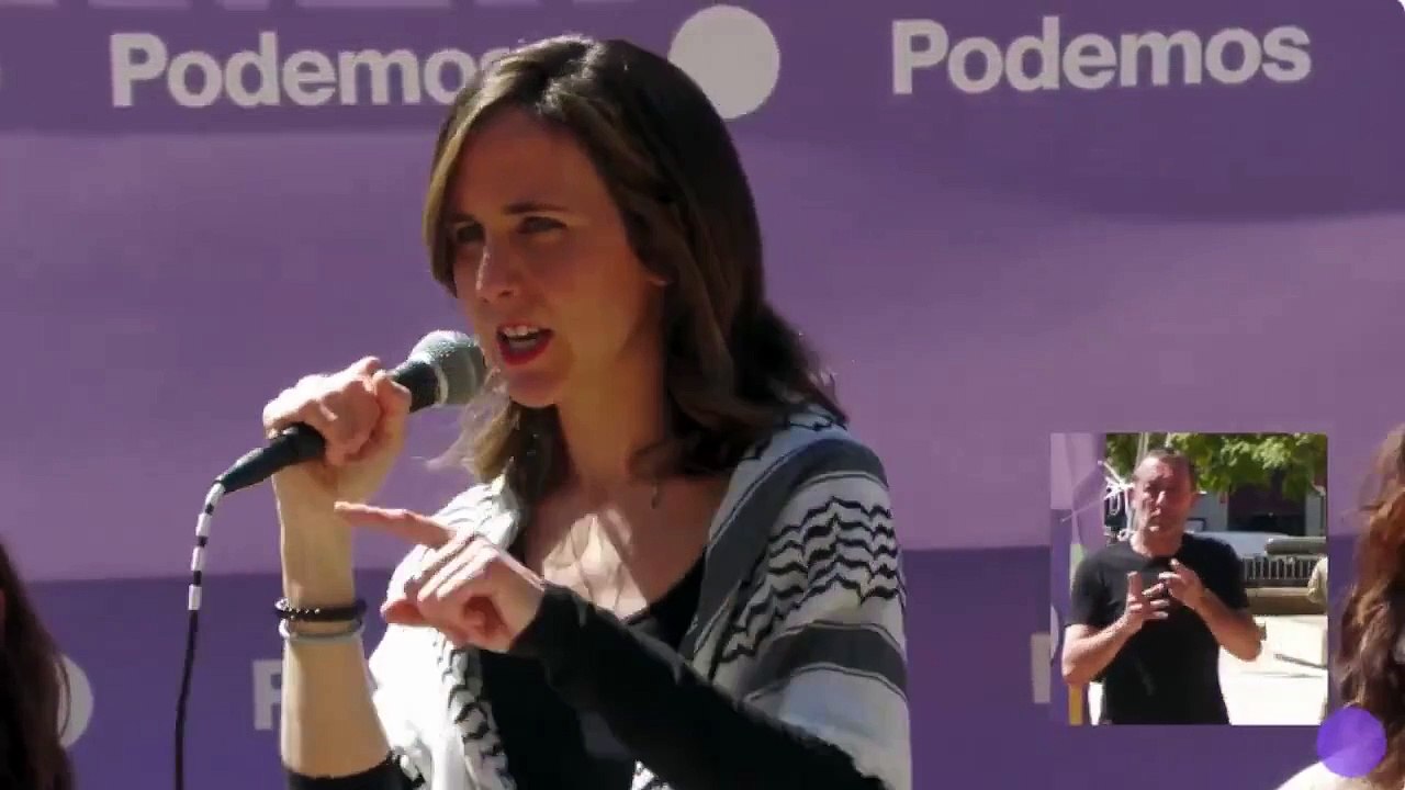Belarra, a favor de la okupación, defiende que "si no tienes donde meter a tus hijos, le pegues una patada en la puerta al piso de un banco"