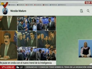 Presidente Maduro se une a la era de la Inteligencia Artificial interactuando con el pueblo