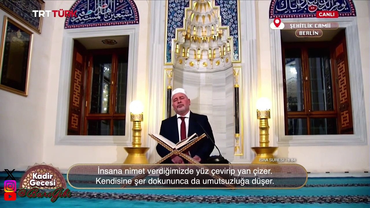 Kadir Gecesi | Almanya | Berlin Şehitlik Camii (26 Mart 2025)