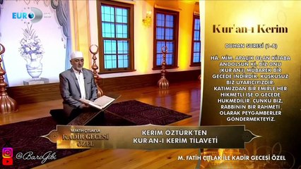 M. Fatih Çıtlak İle Kadir Gecesi Özel (27 Mart 2025)
