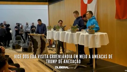 Vice dos EUA visita Groenlândia em meio a ameaças de Trump de anexação