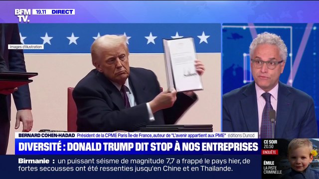 Discrimination positive: Pour l'instant, on décompte une vingtaine d'entreprises mais surtout [...] celles du CAC 40 , affirme Bernard Cohen-Hadad (président de la CPME de Paris)