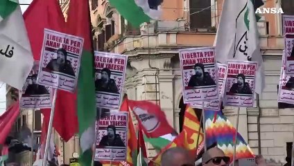 Corteo pro Pal a Roma: "Italia complice del genocidio"