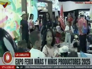 Miranda | Continúa por noveno día consecutivo la Expo Feria Niñas y Niños Productores 2025