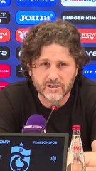 Trabzonspor Teknik Direktörü Fatih Tekke açıklamalarda bulundu