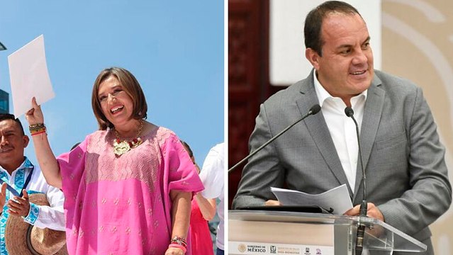 Xóchitl Gálvez defiende a la supuesta victima de Cuauhtemoc Blanco en marcha por desafuero