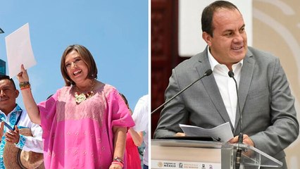 Xóchitl Gálvez defiende a la supuesta "victima" de Cuauhtemoc Blanco en marcha por desafuero
