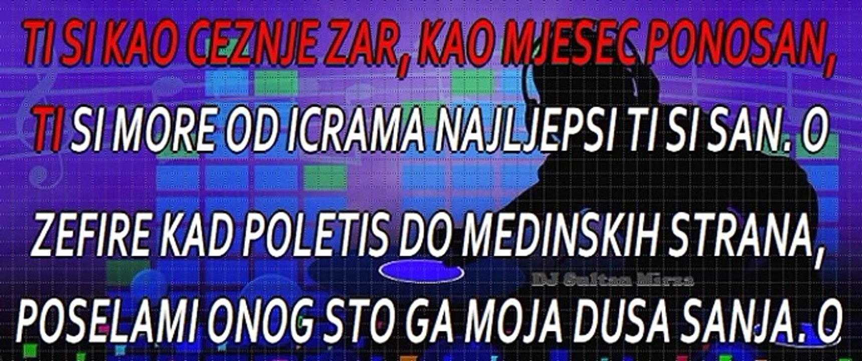 O, Zefire - Halid Bešlić/Hfz.Aziz Alili (uživo karaoke)