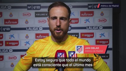 Oblak y Azpilicueta, tras el empate que aleja al Atlético de LaLiga