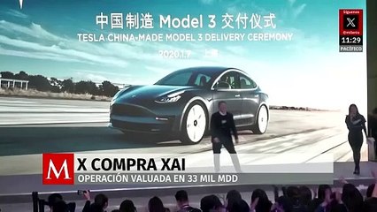 Startup de IA de Elon Musk adquiere X por 33 mil millones de dólares