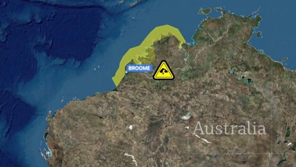 Tropical Cyclone Dianne makes landfall as category one system in Western Australia