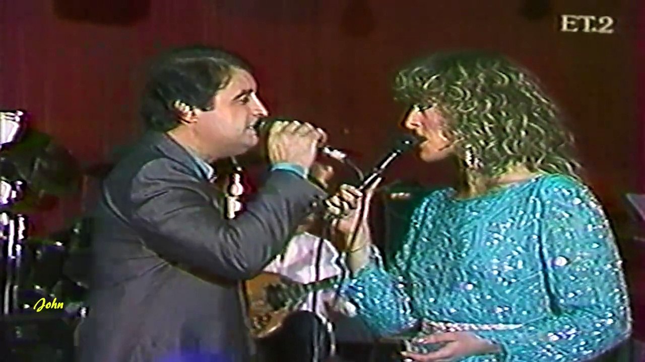 Στάσου μια στιγμή-Λείπεις εσύ λείπει η ζωή μου-Εσύ με τα πράσινα μάτια-Αμφιβολίες-Θα με κάνεις τρελό-Δεν είναι ίδιες οι καρδιές - Λ. Μυτιληναίος & Νατ.Μαρίνη (Video Live 1988)