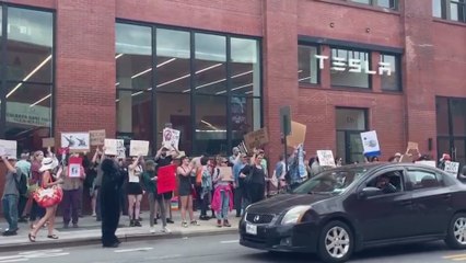 'It's working' - Brooklyn Tesla protesters say boycott calls are having an effect