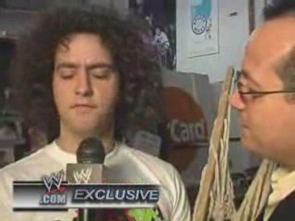 RAW Exclusive- Joey interviews a lucky WWE Fan