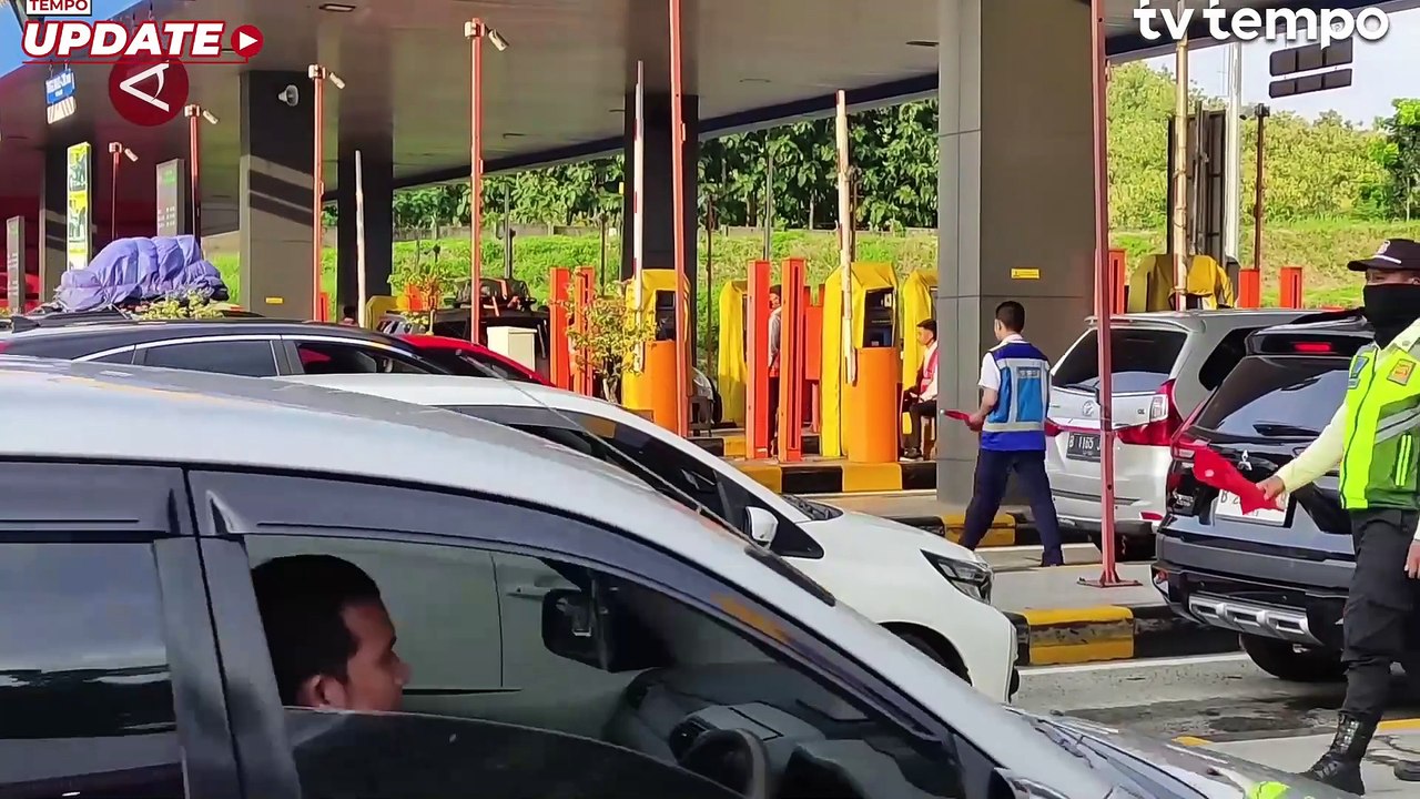 Arus Kendaraan di Gerbang Tol Kalikangkung Terpantau Padat Lancar
