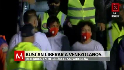 Buscan liberar a venezolanos recluidos en prisión de El Salvador