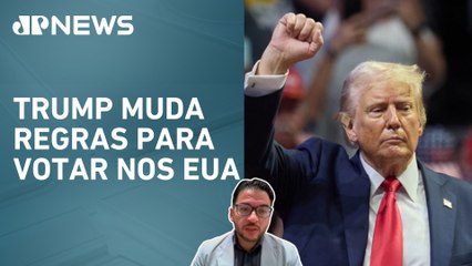 Decreto de Donald Trump sobre voto pode mudar eleições nos EUA? Professor analisa