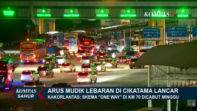 Kakorlantas: Sistem One Way di KM 70 Tol Jakarta-Cikampek Dicabut 30 Maret 2025