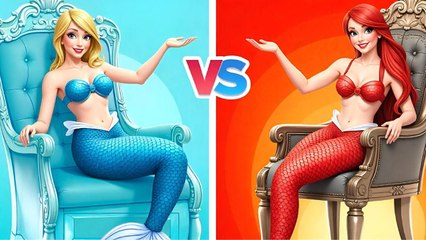 Sirène GENTILLE vs MÉCHANTE à l'École ! Qui Gagnera le Défi ?