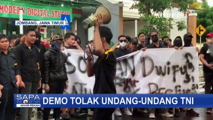 Aksi Mahasiswa dan Warga Terkait Undang-Undang TNI: Jombang Menolak, Pekalongan Mendukung