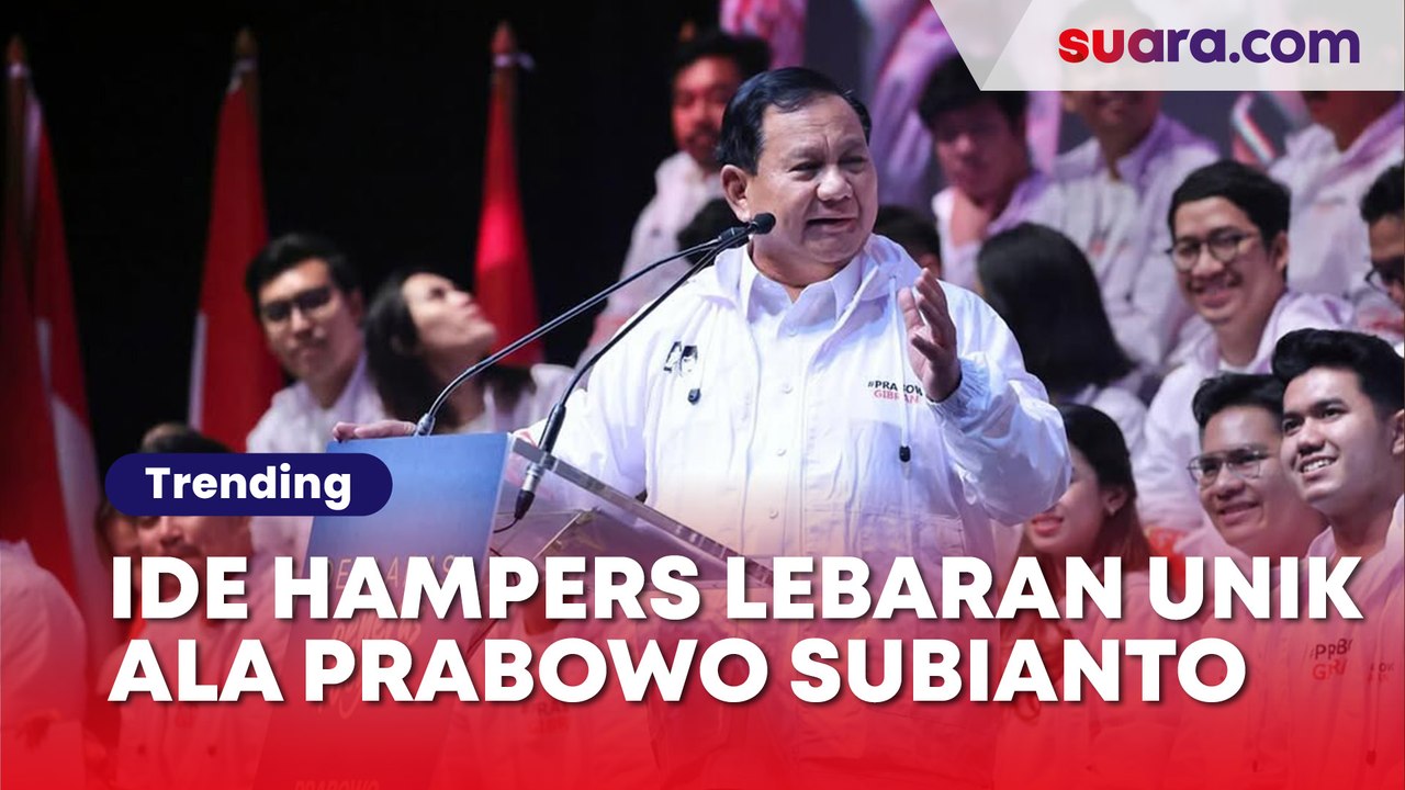 Ide Hampers Lebaran Unik ala Prabowo Subianto: Antimainstream dan Dijamin Bermanfaat