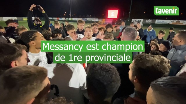 Messancy est champion de 1re provinciale