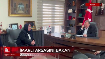 Bursa'da oğlunun isminin yaşatılması için 20 milyonluk araziyi bakanlığa bağışladı