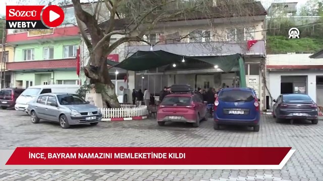 Memleket Partisi Genel Başkanı İnce, bayram namazını memleketinde kıldı