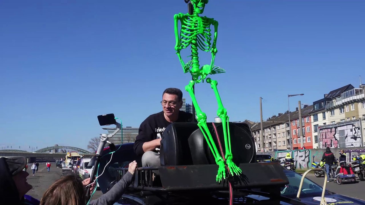 Demo mit Korso Köln  für Frieden 29.03.2025