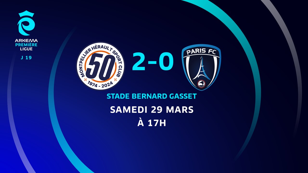 J19 I Montpellier HSC –  Paris FC (2-0)