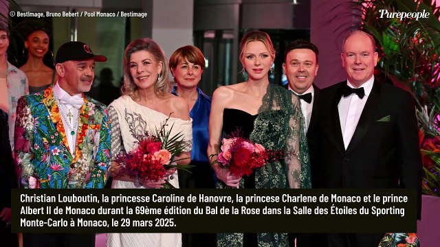 Caroline de Monaco et Charlene de Monaco rivalisent de beauté en looks asymétriques au Bal de la Rose