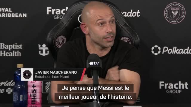 Inter Miami - Mascherano : “Ronaldo ou Messi ? Pas de doute, Messi est le meilleur joueur de l’histoire”